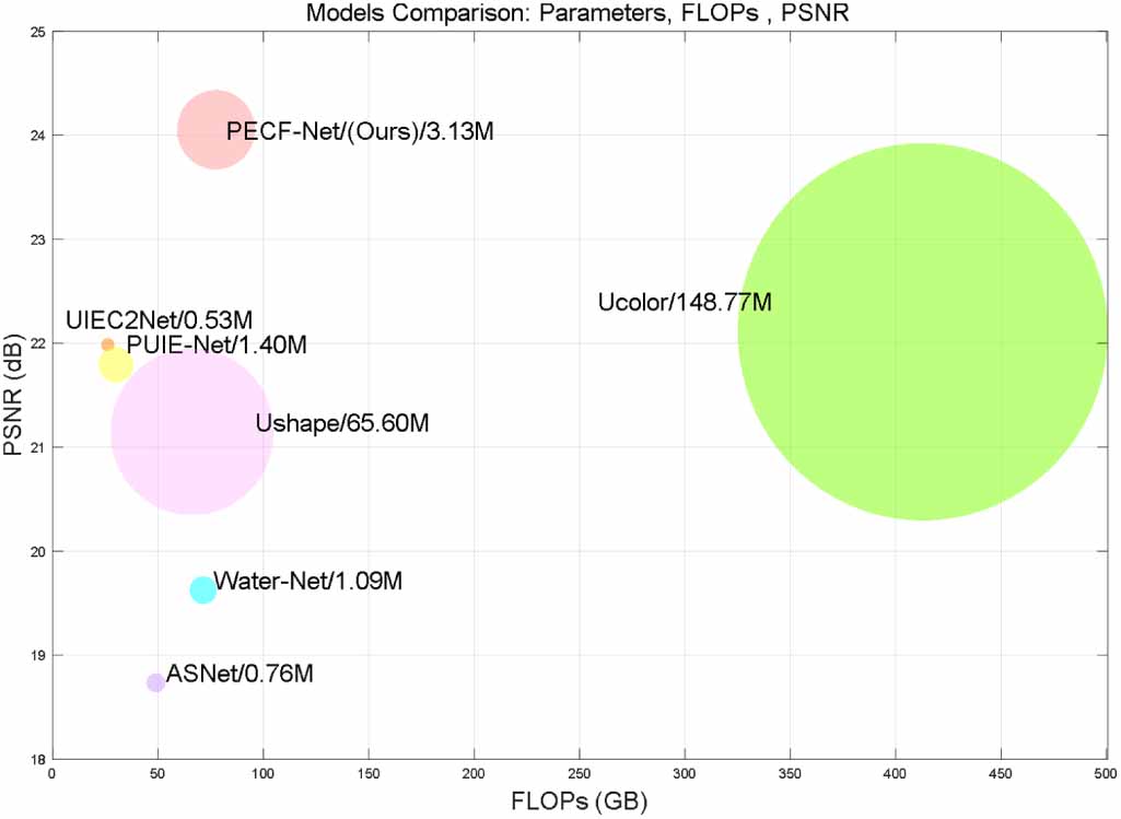 PECF-Net: multi-path underwater image enhancement network via multi ...