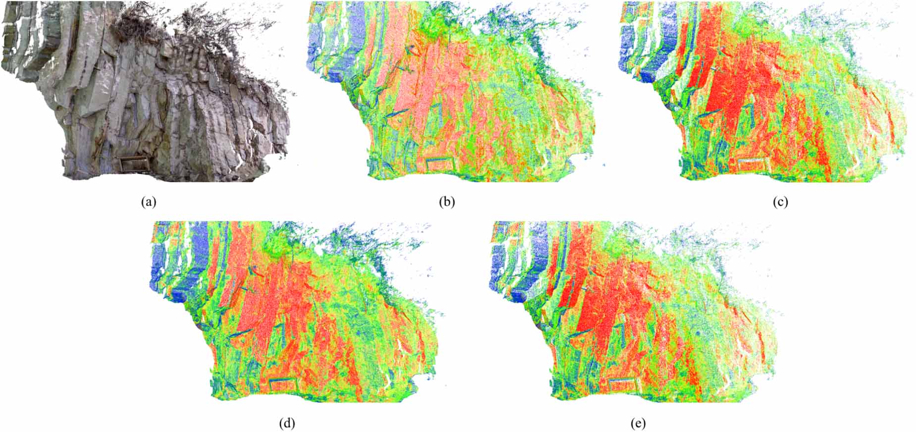A novel point cloud simplification method integrates multi-feature ...