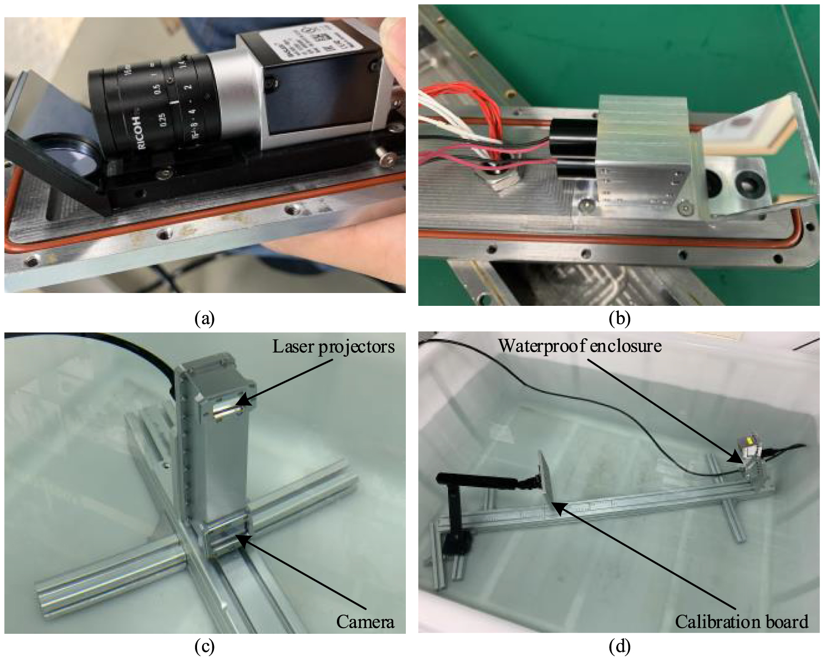 Universal underwater camera calibration method based on a forward ...