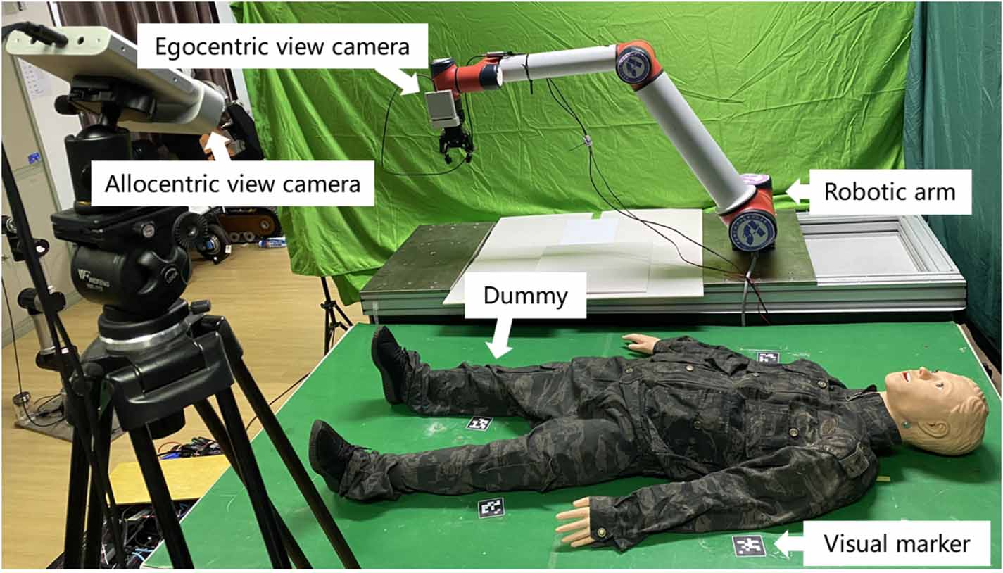 Dynamic robotic tracking of human limbs using vision-based ...