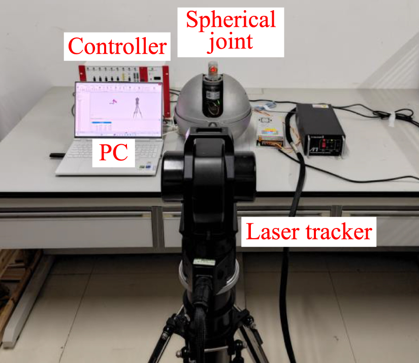 Calibration of kinematic parameters for robot spherical joint using ...