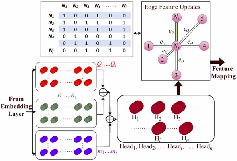 Edge-prioritization based multi-head attention in graph convolutional ...