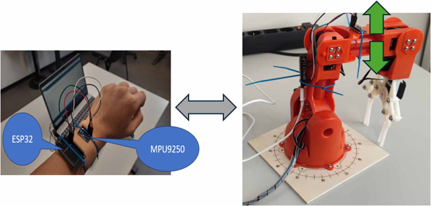 Motion difference analysis between robot arm and human arm by human ...