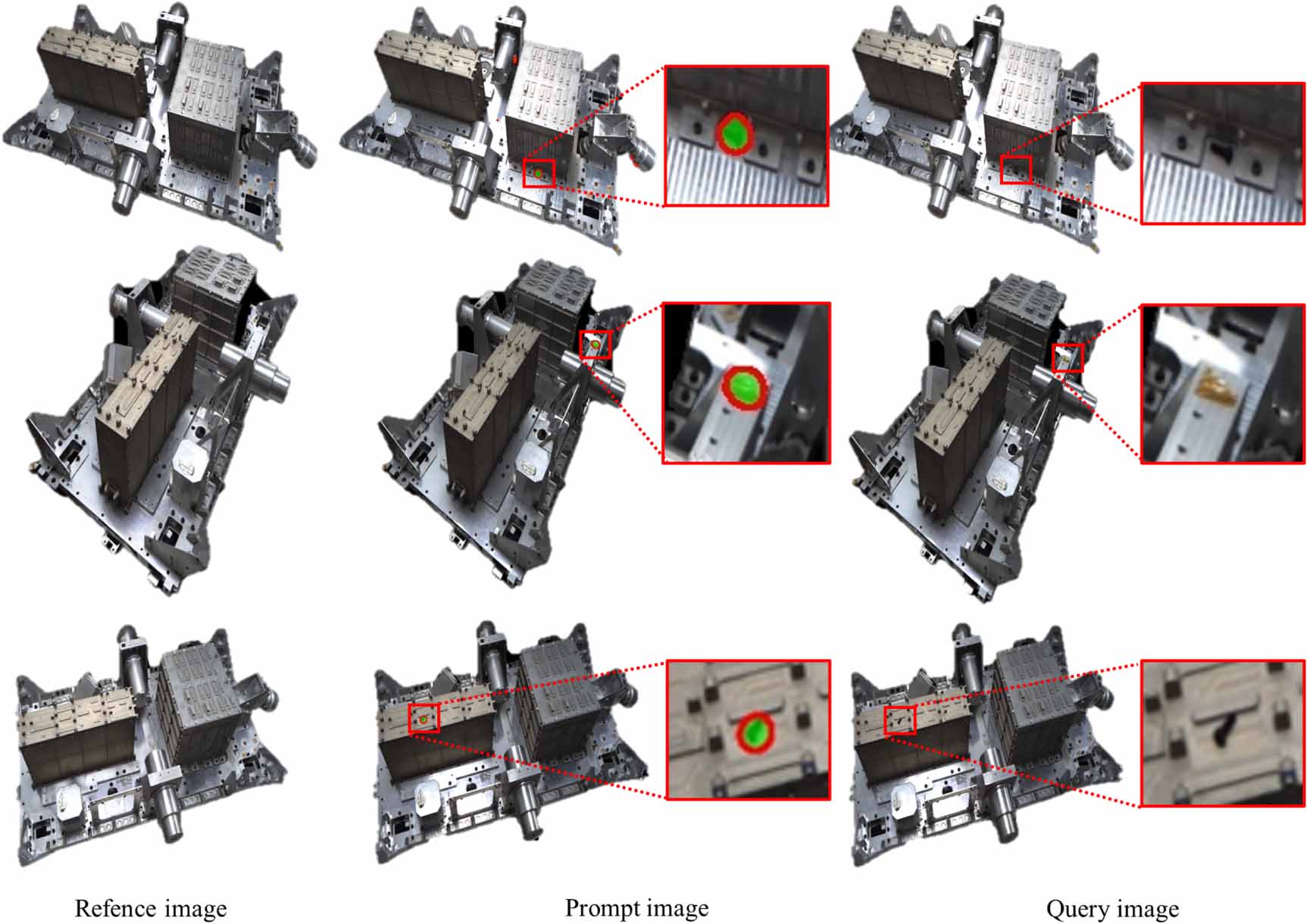 Complex product assembly anomaly inspection based on reference-view ...