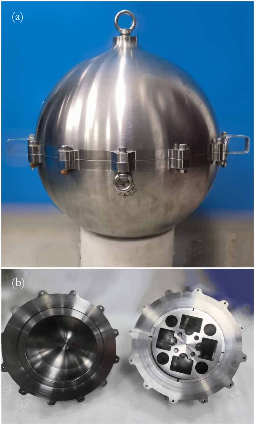 A deep-sea and low-frequency spherical vector hydrophone with high ...
