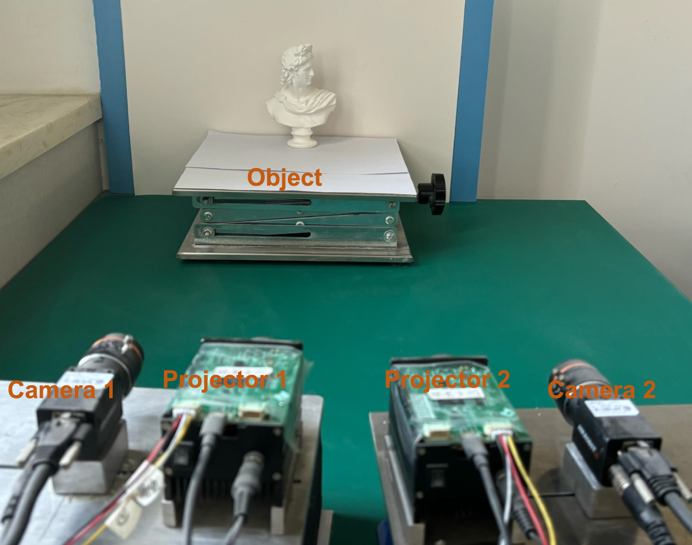 Deep diffusion model-based dual structured light for large-format ...