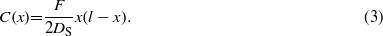 Equation (3)