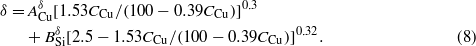 Equation (8)
