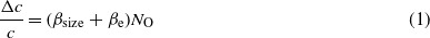 Equation (1)