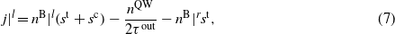 Equation (7)