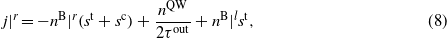 Equation (8)