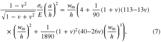 Equation (7)