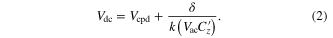Equation (2)
