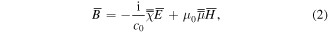 Equation (2)