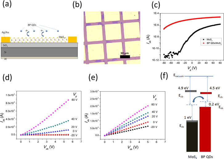 Surface charge transfer doping of monolayer molybdenum disulfide by ...