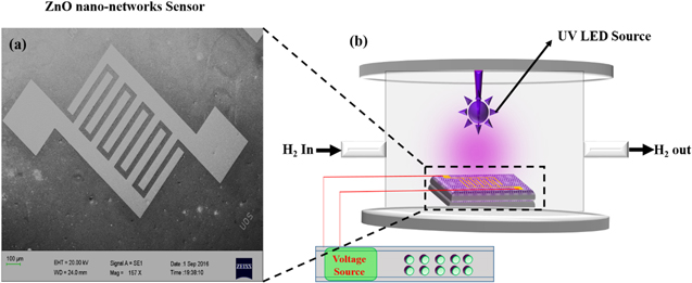 Efficient room temperature hydrogen sensor based on UV-activated ZnO ...