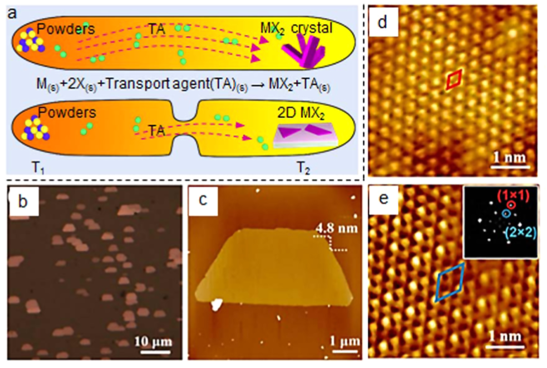Recent progress in the controlled synthesis of 2D metallic transition ...