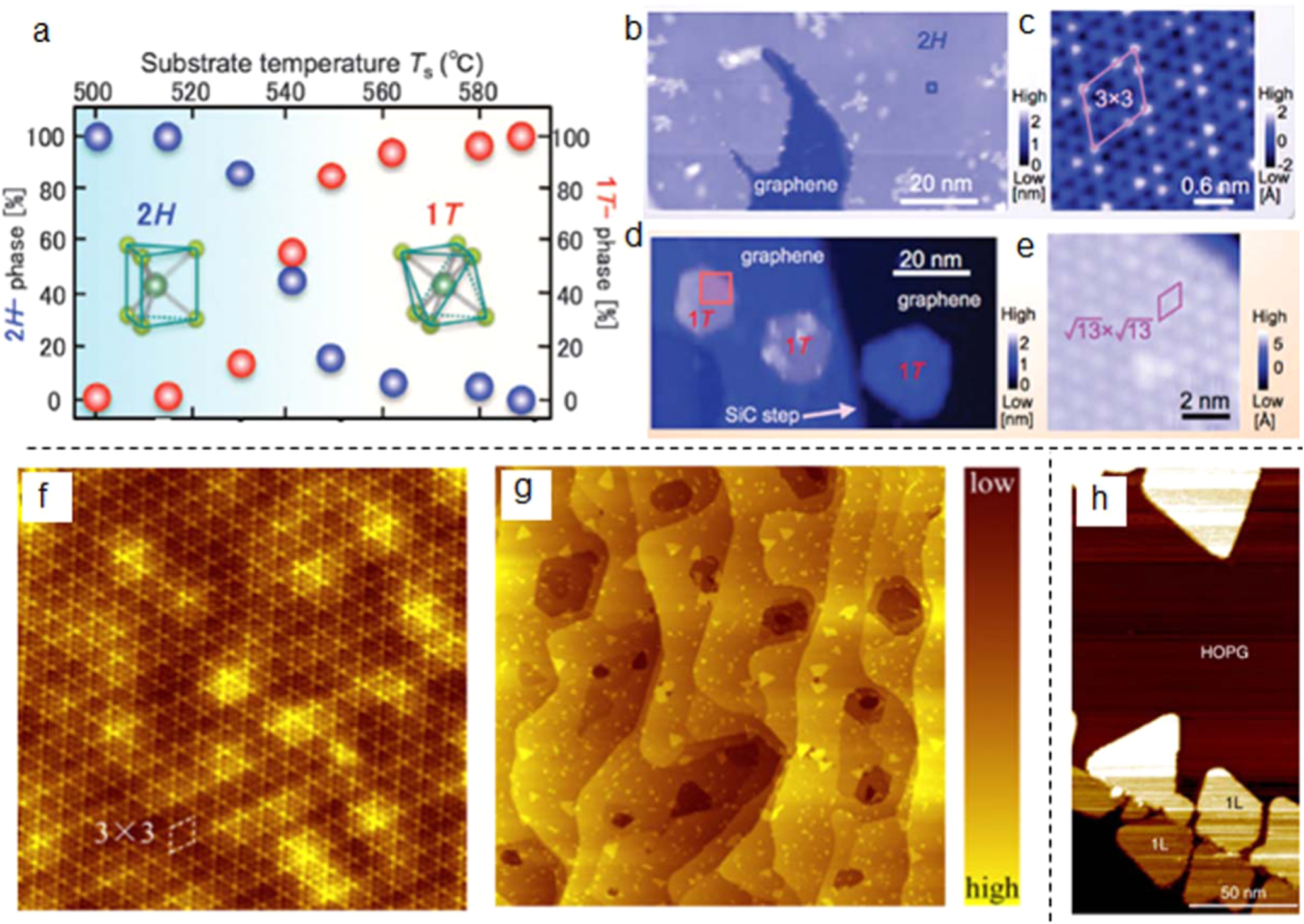 Recent progress in the controlled synthesis of 2D metallic transition ...