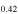 ${}_{0.42}$