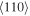 $\langle 110\rangle $