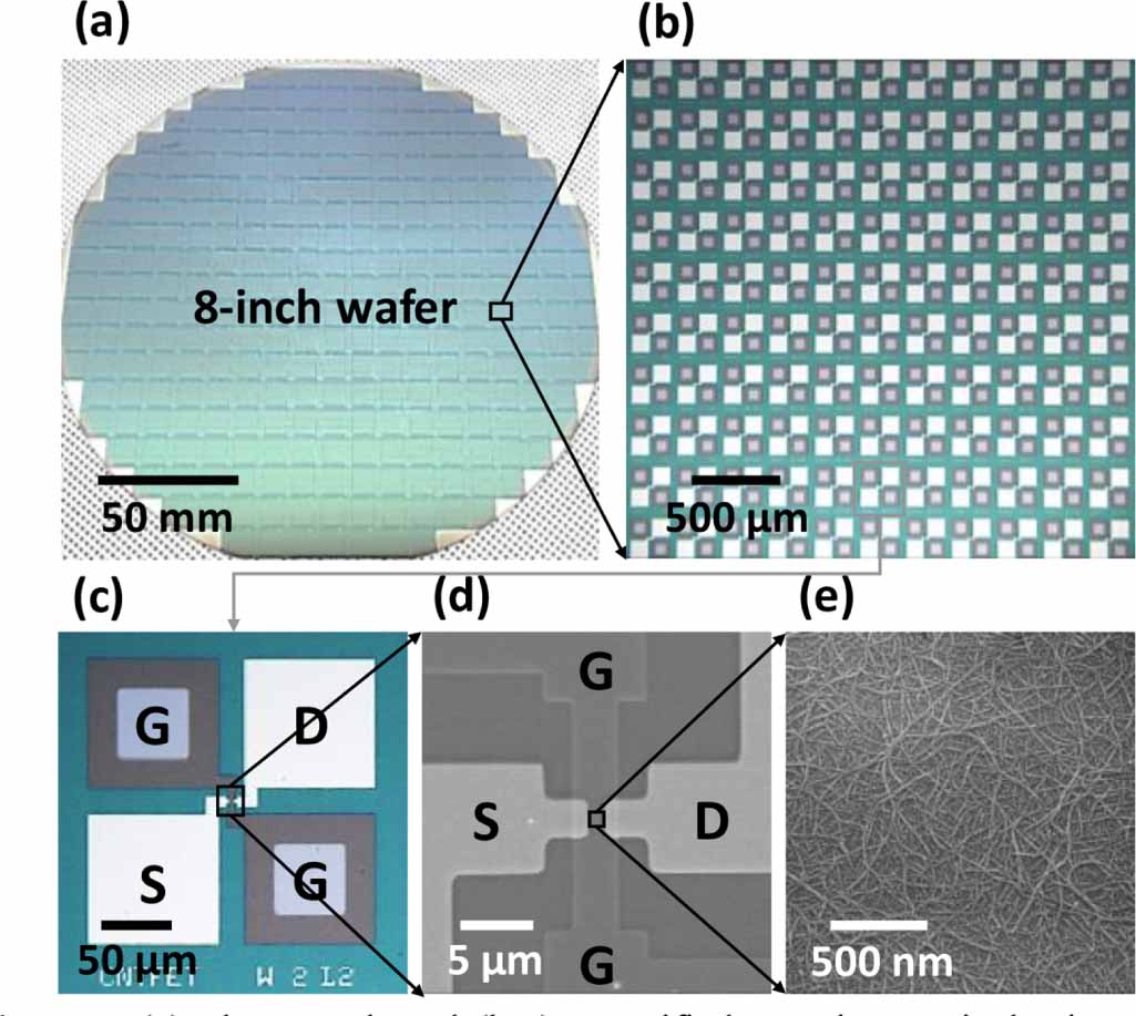 Wafer-scale carbon nanotube network transistors - IOPscience