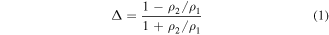 Equation (1)