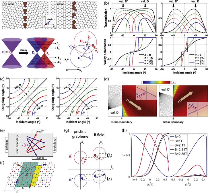 Valleytronics in two-dimensional materials with line defect