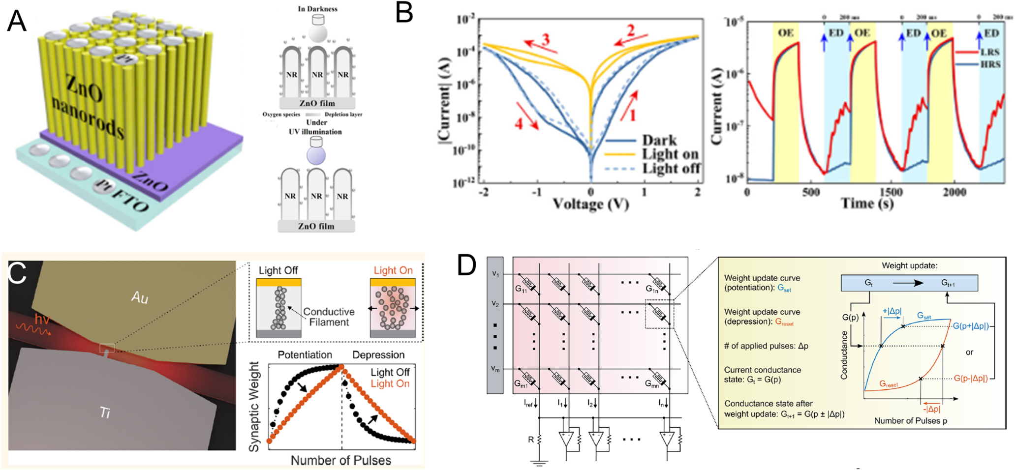 Optical and optoelectronic neuromorphic devices based on emerging ...