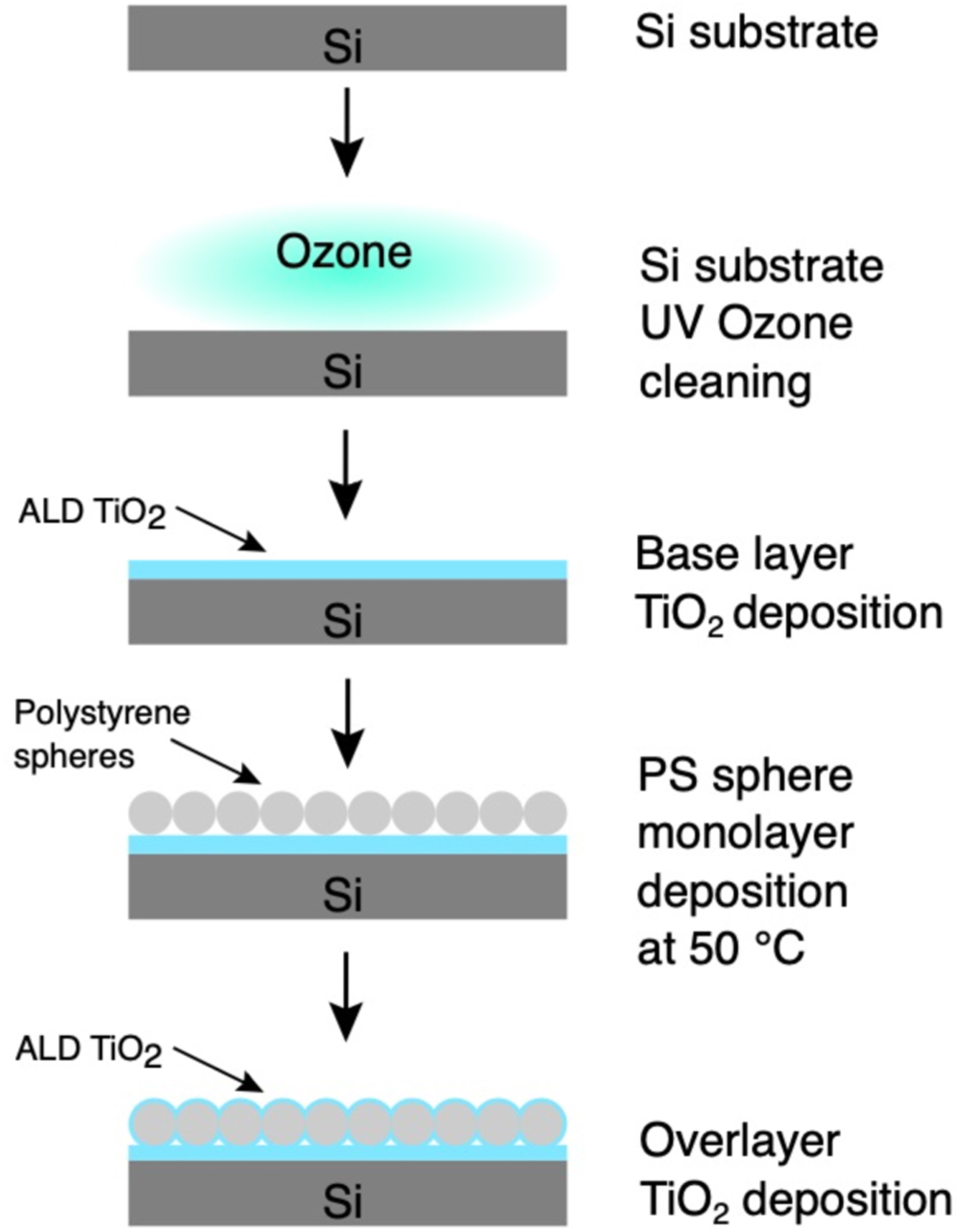 Monolithic light concentration by core–shell TiO2 nanostructures ...