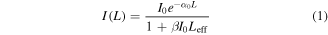 Equation (1)