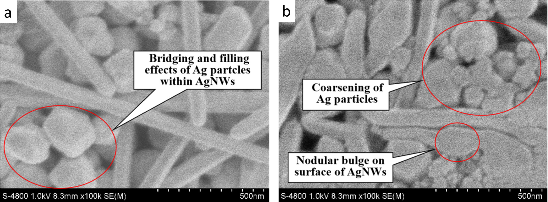 Conductivity enhancement of Ag nanowire ink by decorating in situ ...