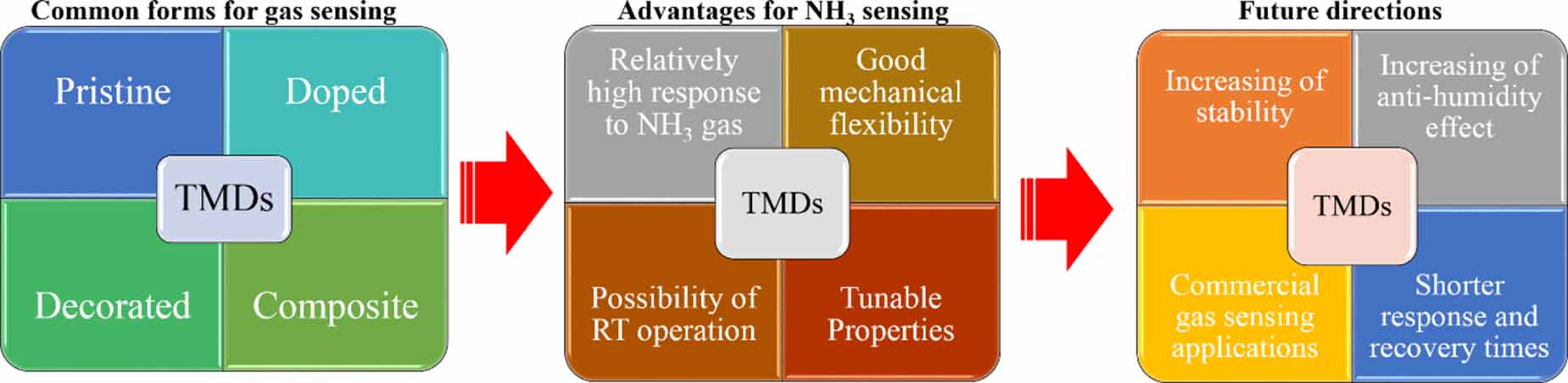 Resistive gas sensors for the detection of NH3 gas based on 2D WS2 ...