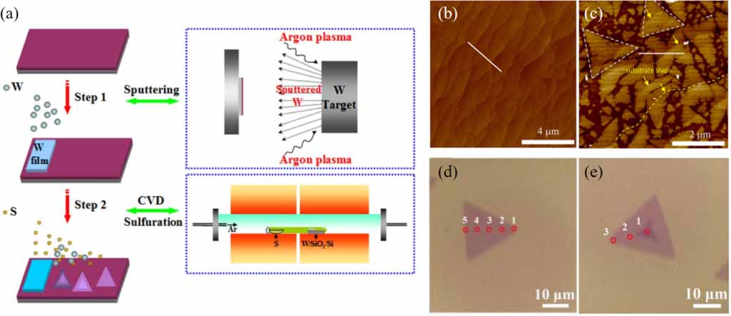 2D WS2 monolayer preparation method and research progress in the field ...