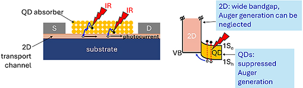 Sensor Dot Device Design of hybrid 2D/quantum dot sensor materials for low-cost, uncooled ...