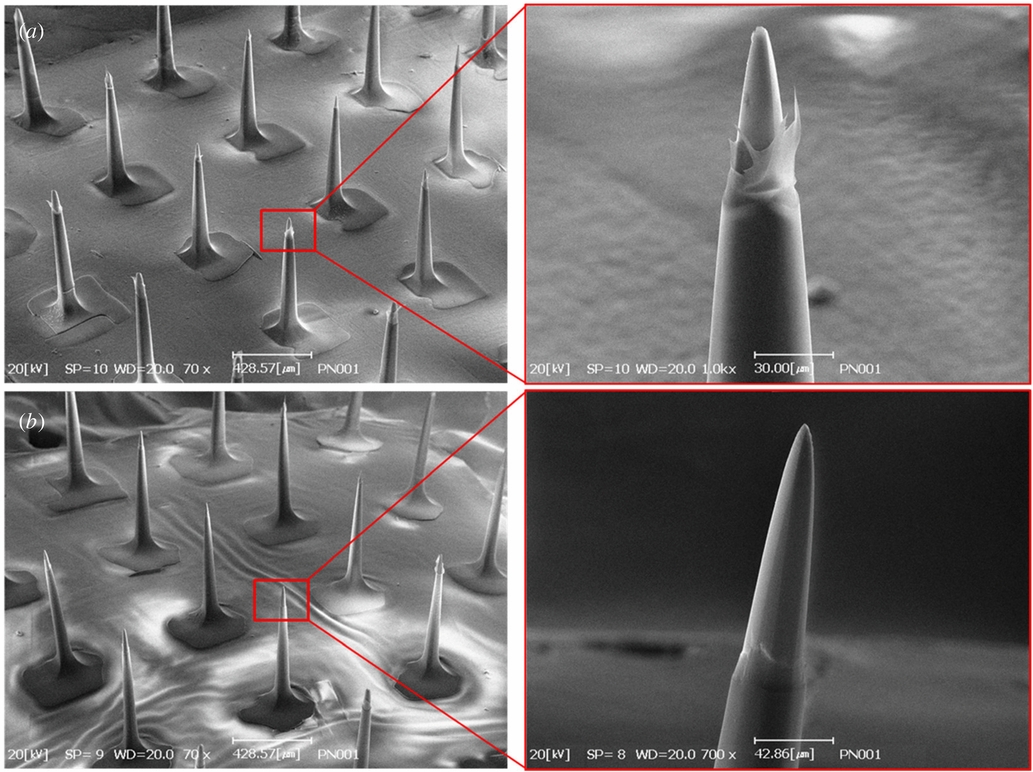 Fabrication of a flexible penetrating microelectrode array for use on ...