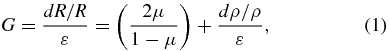 Equation (1)