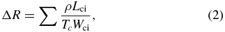 Equation (2)