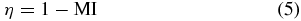 Equation (5)