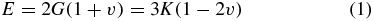 Equation (1)