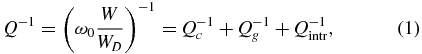 Equation (1)