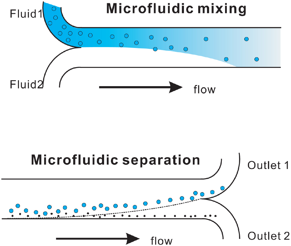 Mixed Fluids Entangled sciences: the art of microfluidic mixing and separation ...