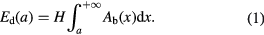 Equation (1)