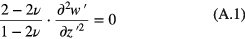Equation (A.1)