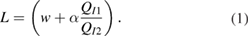 Equation (1)