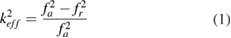 Equation (1)