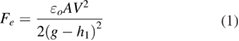 Equation (1)