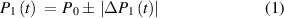 Equation (1)