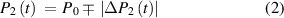 Equation (2)