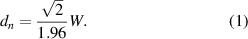 Equation (1)
