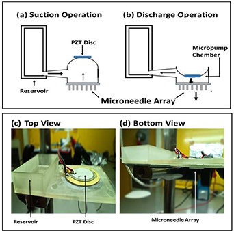 Design and development of a piezoelectric driven micropump integrated ...